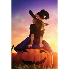 Little Witch Riding Jack-O-Latern 2 Journal: 365 Day Journal Diary Notebook Paperback, Createspace Independent Publishing Platform