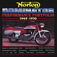 Norton Dominator Performance Portfolio 1949-1970 Paperback, Brooklands Books