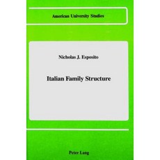 Italian Family Structure Hardcover, Peter Lang Gmbh, Internationaler Verlag Der W