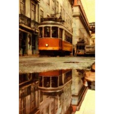 Streetcar in Lisbon - Blank Notebook: 101 Pages 6 X 9 Journal Soft Cover Paperback, Createspace Independent Publishing Platform