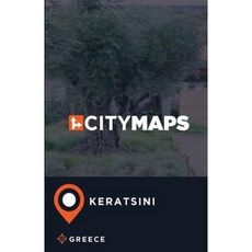 希臘 Keratsini 城市地圖平裝本, Createspace獨立發布平台