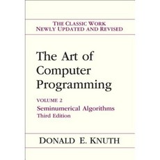 Art of Computer Programming Volume 2: Seminumerical Algorithms Hardcover, Addison-Wesley Professional