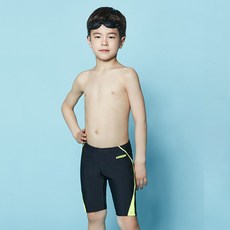 주니키니 남아동용 실내 4부 롱사각 수영복 JN-BM6802J