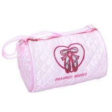 快樂芭蕾 緞面圓筒包