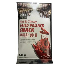 세계식품 쫀득한 황태, 140g, 1개