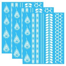 뷰티팝 타투 스티커 F, 27, 3개입