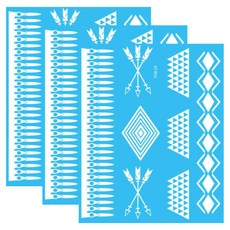 뷰티팝 타투 스티커 F, 24, 3개입