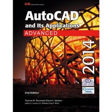 AutoCAD and Its Applications Advanced 2014 Hardcover, Goodheart-Wilcox Publisher