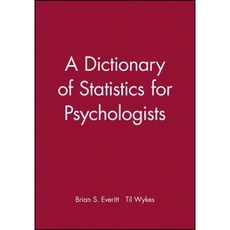 A Dictionary of Statistics for Psychologists 平裝版, Wiley