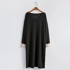 보리맘 옆트임 모리스 V넥 임산부 원피스