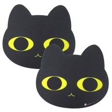 애니나라 캐릭터 마우스패드, 묘묘(Black), 2개