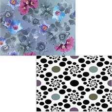 Bellamusic 矽膠餐墊 Dongguri + 三色堇, 混色, 385 x 285 mm, 厚度 1mm, 1個