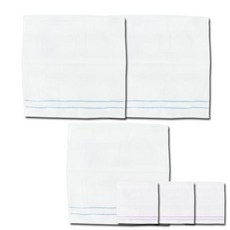 TERRY GALLERY 歌巾 毛圈 廚房 雪巾 藍色 3p+紫色 3p, 混色, 1套