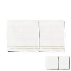 TERRY GALLERY 宋巾 毛巾 廚房 雪巾 米色 2p+綠色 2p, 混色, 1套