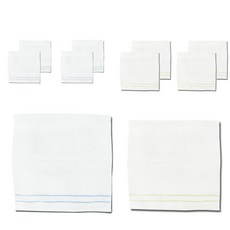 TERRY GALLERY 歌巾特里廚房雪巾藍色5p+綠色5p, 混色, 1套