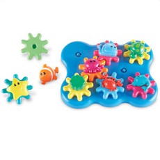 Learning Resources 轉轉齒輪建構系列寶貝海洋 LER9220, 混色
