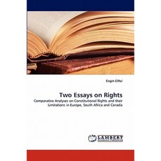 Two Essays on Rights Paperback, LAP Lambert Academic Publishing