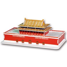 큐빅펀 S3004H 천안문 입체퍼즐, 23피스, 혼합 색상, 1개