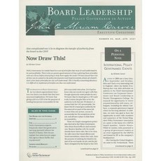 Board Leadership Number 90 Paperback, Wiley-Interscience