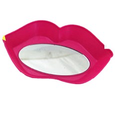 제인 립 브러시 미러, 핫 핑크, 1개