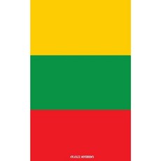 Flag of Lithuania: Notebook / Journal Paperback, Createspace Independent Publishing Platform