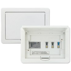 SANGDO 電信嵌入式配電箱30AF套組帶3個斷路器, 1套