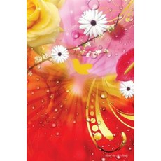Journal Your Life's Journey: Fantasy Flowers Lined Journal 6 X 9 100 Pages Paperback, Createspace Independent Publishing Platform