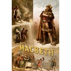 Macbeth Vintage Poster: 150 Page Lined Notebook Paperback, Createspace Independent Publishing Platform