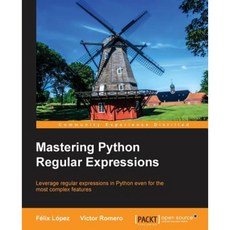 Mastering Python Regular Expressions Paperback, Packt Publishing