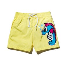 팬콧 남아용 레인보우 키즈 보드 쇼츠 수영복 PKOFUWP05U