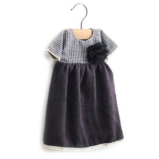 Apoa Room 黑色格紋 Corsage 廚房毛巾, 混色, 1個