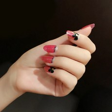 Iko 指甲貼 QB348, 果凍蝴蝶結, 1個