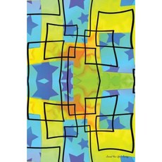 Journal Your Life's Journey: Stars Background Abstract Lined Journal 6 X 9 100 Pages Paperback, Createspace Independent Publishing Platform