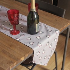 Noland 松鼠桌旗, 灰色, 160 x 30 cm