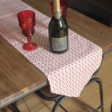 Noland 棉花糖桌旗, 粉紅色, 200 x 30 cm