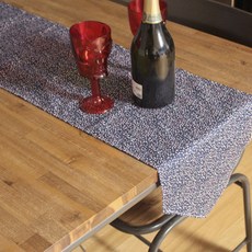 Noland 石頭桌旗, 黑色, 160 x 30 cm