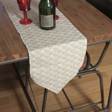 Noland 胡枝子花桌旗, 綠色, 160 x 30 cm