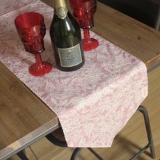 Noland 葡萄桌旗, 粉紅色, 220 x 30 cm