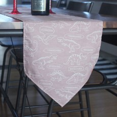 Noland 恐龍桌旗, 粉紅色, 160 x 30 cm, 1個