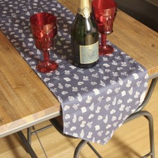 Noland 仙人掌餐桌旗, 深灰色, 160 x 30 cm