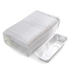 BESTOM 鋁箔蛋糕模具中型, 100入, 單色​