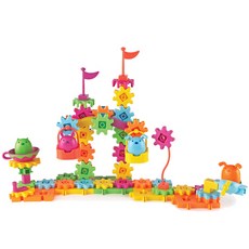 Learning Resources 轉轉齒輪建構系列寵物樂園 LER9216, 混色