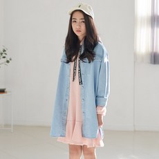 제이알주니어 여아용 롱 셔츠