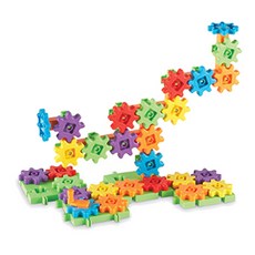 Learning Resources 轉轉齒輪建構系列初階 LER9148 60入組, 混色