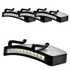 積木超市 LED 11燈珠頭燈 帽夾燈, 混合顏色, 4個