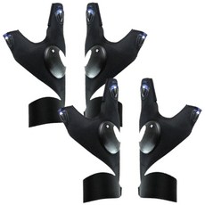 Block Mart 露營釣魚LED手套 右手2入 + 左手2入, 混合顏色, 1個