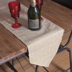 Noland 滿天星餐桌旗, 黃色, 220 x 30 cm