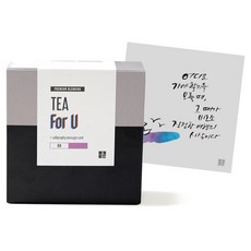 1AM For U 블랜딩 티세트 체리 쥬빌레, 티백 6p + 미니 캘리그라피 카드 진정한여행, 1세트