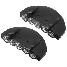 Block Mart LED 5顆頭燈頭燈, 混色, 2件