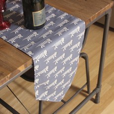 Noland 호랭이 테이블 러너, 다크 블루, 180 x 30 cm